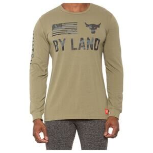 Under Armour Men's Project Rock Veterans Day By Land Long Sleeve Shirt Men’s L